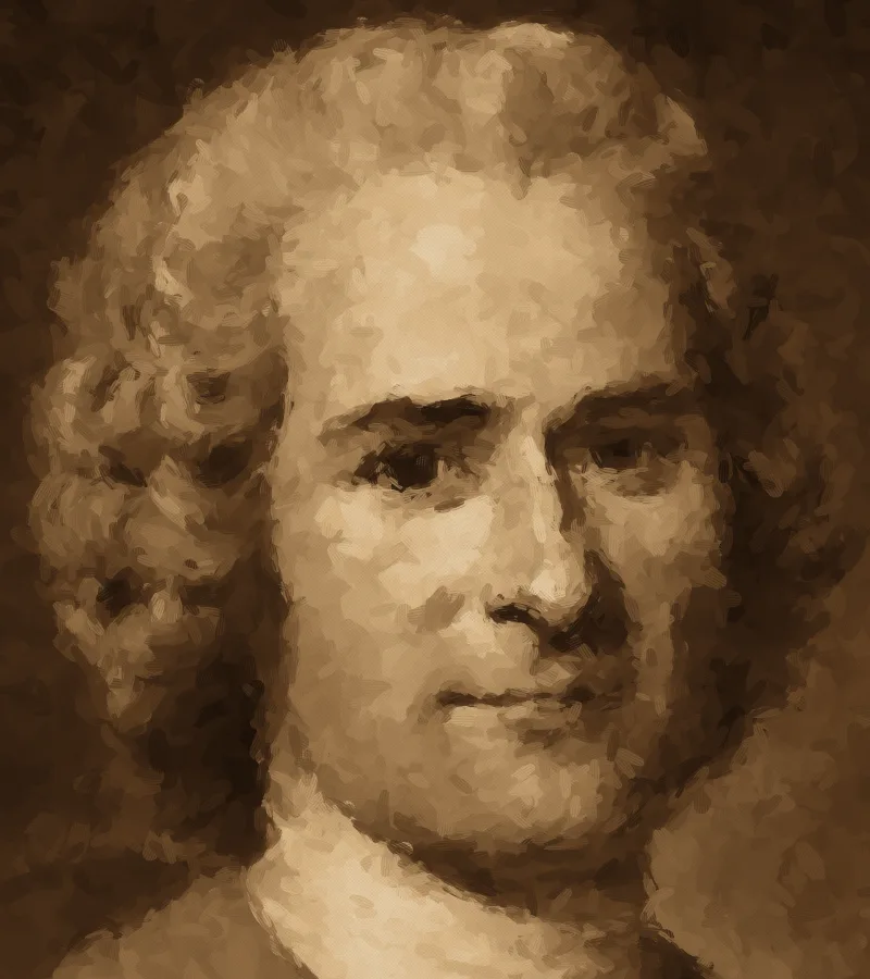 Portrait of Jean-Jacques Rousseau