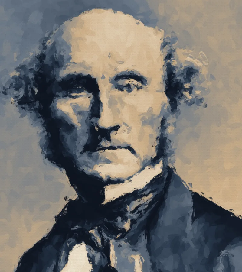 Portrait of John Stuart Mill