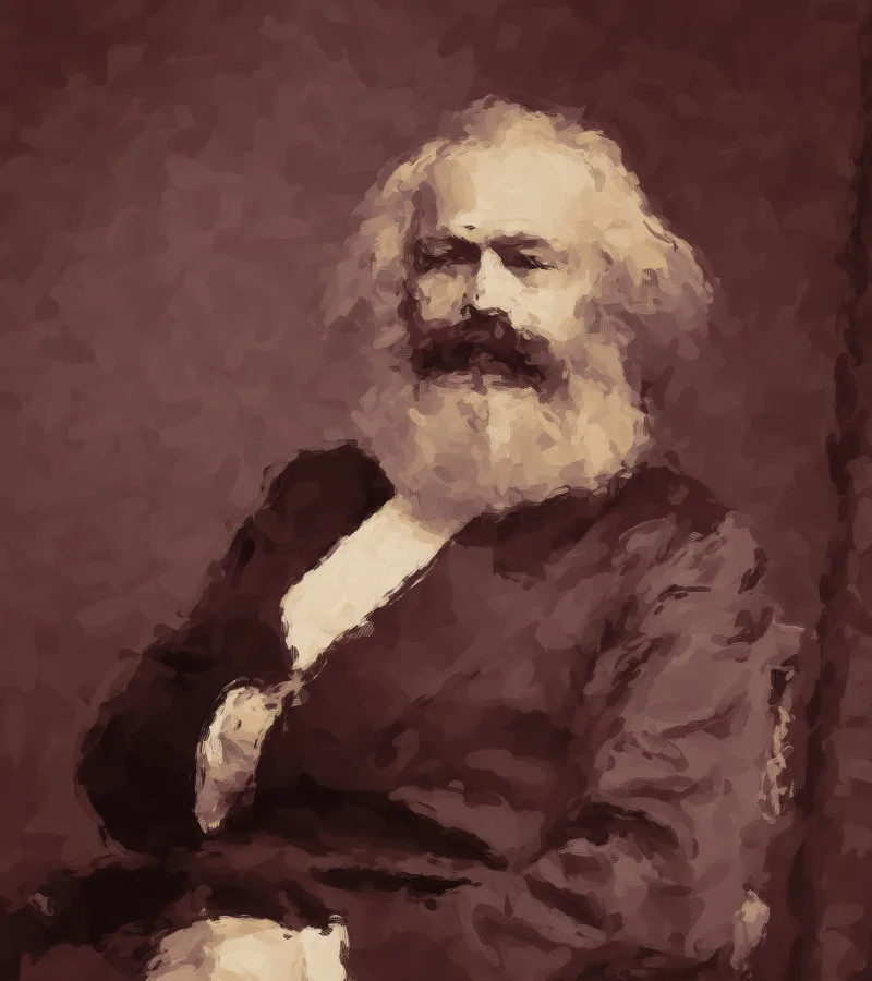Portrait of Karl Marx