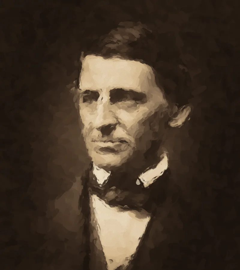 Portrait of Ralph Waldo Emerson