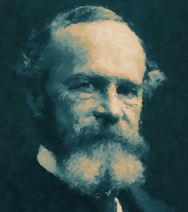 Portrait of William James